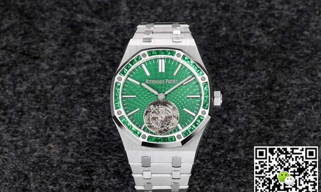 Audemars Piguet Royal Oak Tourbillon 26532IC.EE.1220TI.01 R8 Factory 1:1 Best Edition Replica Watch Silver Strap